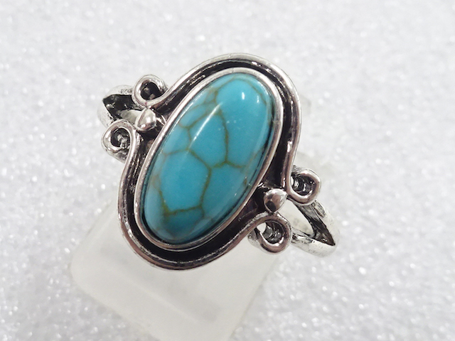 COLORED STONE FASHION RING / JP SIZE 18
